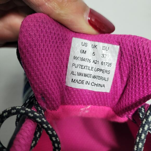 Merrell Moab FST Low Waterproof Hiking Shoes In Blue & Pink Size 6  121825-2824 - Picture 8 of 8